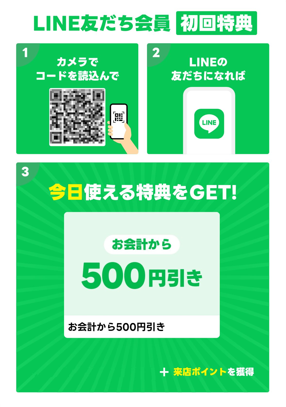 公式LINE初回予約